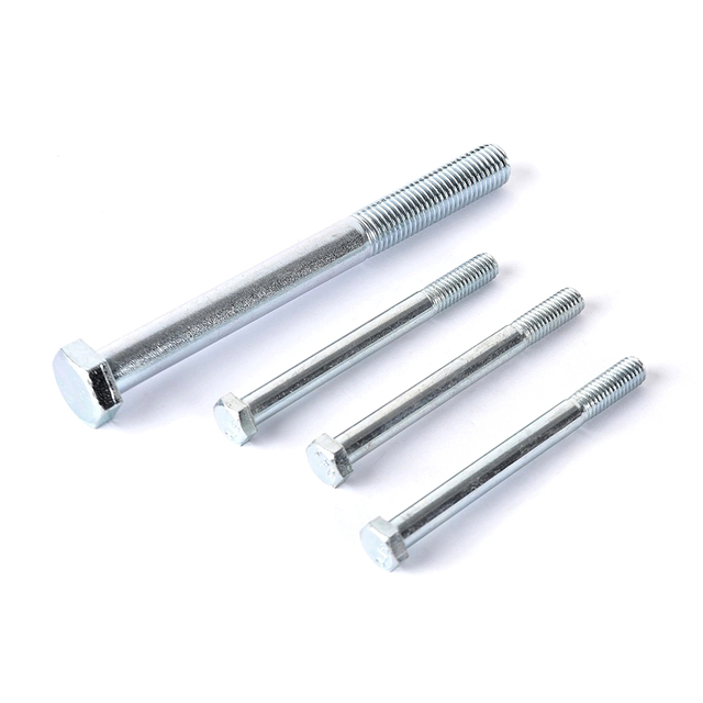 Bullone esagonale in acciaio al carbonio di alta qualità DIN 931 Bulloni a testa esagonale DIN931