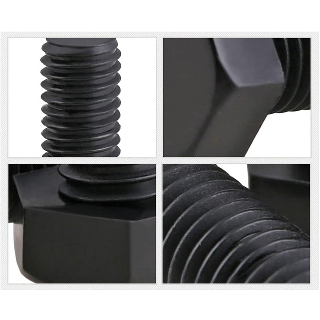 Bulloni esagonali Bulloni a testa esagonale UNC con filettatura grezza, filettatura completa, finitura in ossido nero, acciaio legato di grado 12,9