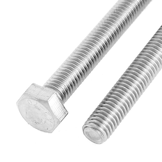 Bulloni a testa esagonale con filettatura completa in acciaio inossidabile 304 con filettatura fine di grado marino A4 DIN933