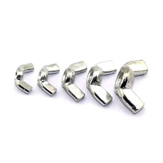 Dadi a farfalla con dadi ad alette in acciaio inossidabile con filettatura grossa metrica DIN315