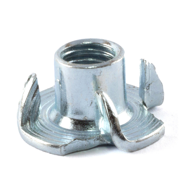 Dado a T con dadi a T in acciaio al carbonio zincato a 4 punte Din1624