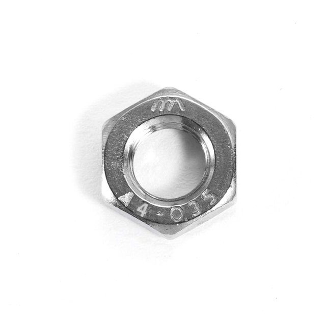 Dado sottile esagonale in acciaio inossidabile ISO4035 DIN936 AISI 304 di alta qualità