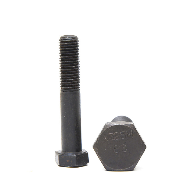Bullone esagonale nero a mezza filettatura DIN931 all'ingrosso grado 8.8