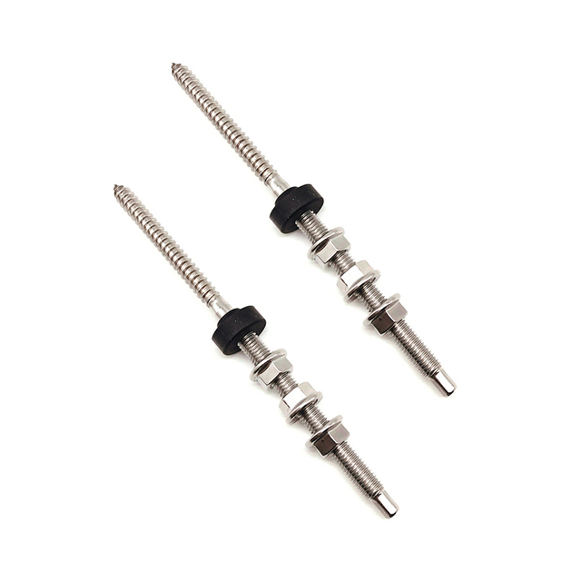 Bulloni di fissaggio per sistema fotovoltaico con testa di montaggio sul tetto solare M10 * 200mm per il collegamento di binari profilati in alluminio