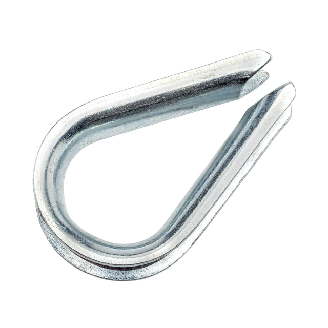 Ditale per fune metallica zincata in acciaio resistente zincato Din6899