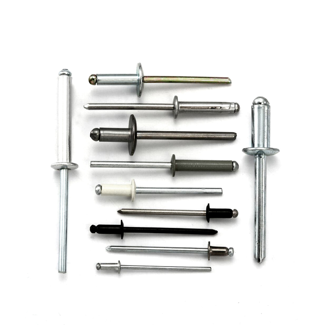 Rivetti ciechi Rivetti pop Mandrino aperto Testa a cupola Standard in alluminio