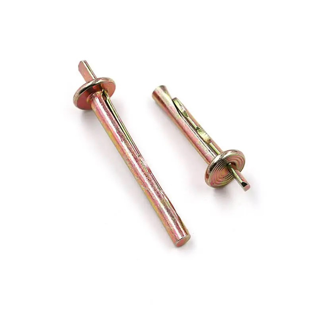 Ancoraggio da soffitto con azionamento a martello placcato in zinco giallo in acciaio al carbonio