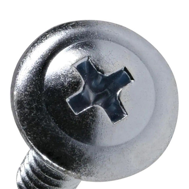 Viti autoperforanti con testa a traliccio modificata in acciaio al carbonio zincato Phillips Drive Wafer