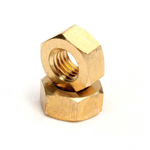 Dadi esagonali con finitura in zinco giallo grado 8 UNC filettatura grossa DIN 934