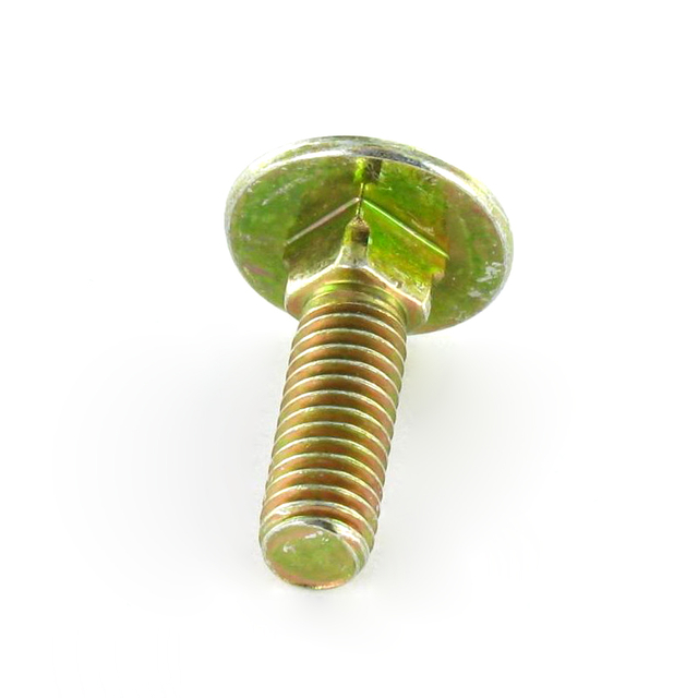 Grado 8 Bullone a testa tonda in acciaio legato completamente filettato zincato giallo