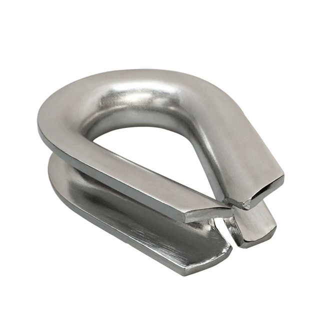 Ditale per cavi di grado marino ditale per fune metallica in acciaio inossidabile 316 Rigging Din6899