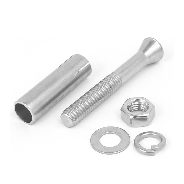 Bulloni con maniche a dado esagonale, viti ad espansione