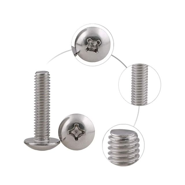 Viti a testa cilindrica Phillips Drive con filettatura completa in acciaio inossidabile