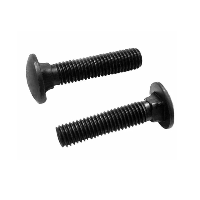 Bullone a testa tonda grado 5 con filettatura grossa Acciaio al carbonio medio Ossido nero