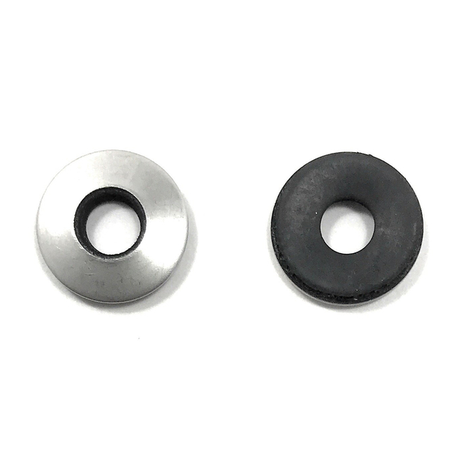 Rondelle in gomma sigillante incollate in neoprene EPDM di grado marino in acciaio inossidabile