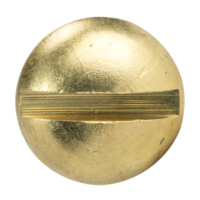 Viti per legno a testa tonda con intaglio a vite autofilettante in lega di ottone DIN 96