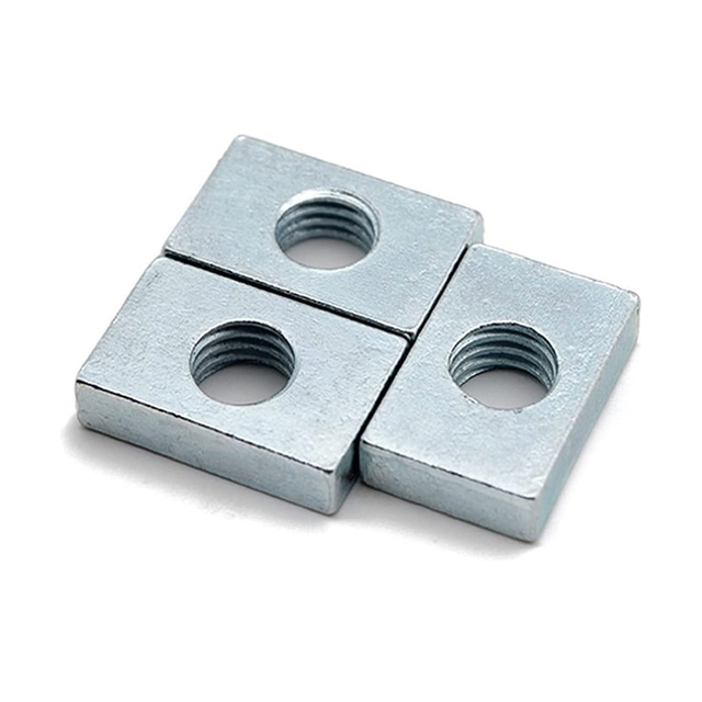 Dadi quadrati sottili rettangolari in acciaio al carbonio zincato