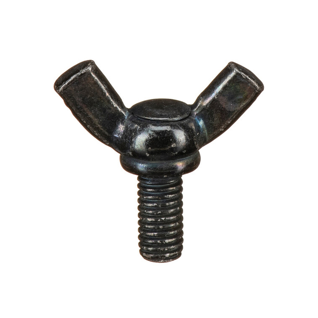 Din316 Set di bulloni ad alette a farfalla neri Elementi di fissaggio a vite ad artiglio con dadi ad alette