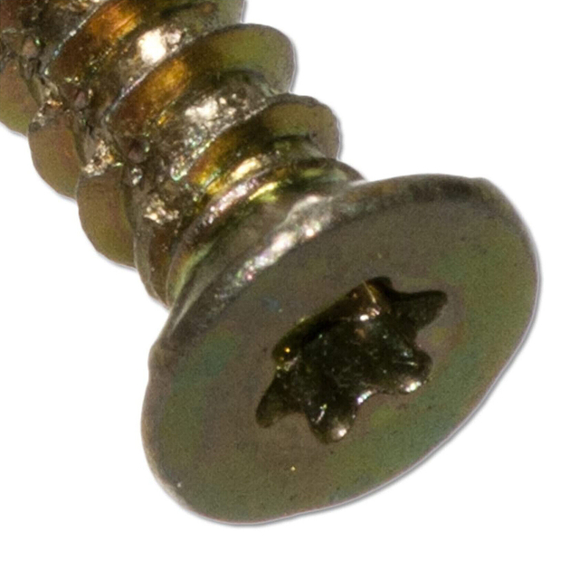 VITI PER CEMENTO A TESTA SVASATA Torx con incasso 7,5 MM X 150 MM zincate gialle